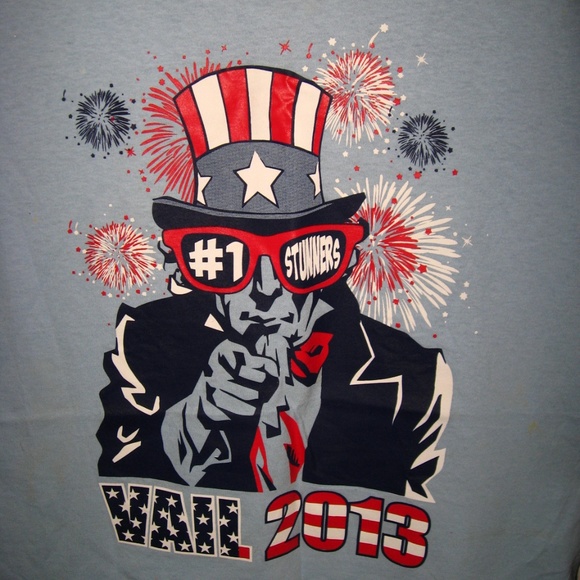 🇺🇲 Vail Colorado Uncle Sam 2013 Stunners Tee Small - Picture 2 of 4